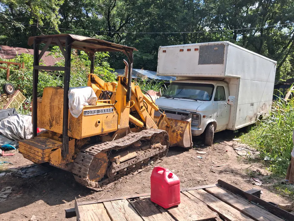 JMP Industrial equipment and hauling truck